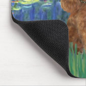 Poodle (Aprikose 10) - Lilien 5 Mousepad (Ecke)