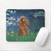Poodle (Aprikose 10) - Lilien 5 Mousepad (Mit Mouse)