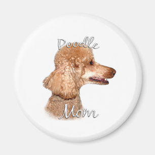 Poodle (Aprikose) Mama 2 Magnet
