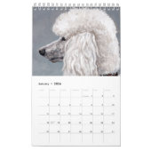Poodle Art Calendar by Charlotte Yealey Kalender (Jan 2026)