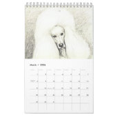 Poodle Art Calendar by Charlotte Yealey Kalender (Mär 2026)