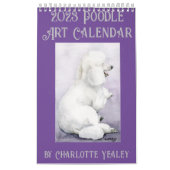 Poodle Art Calendar by Charlotte Yealey Kalender (Titelbild)