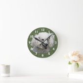 Poodle Art Wall Clock Runde Wanduhr (Zuhause)