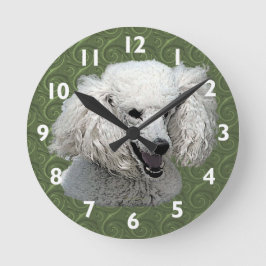 Poodle Art Wall Clock Runde Wanduhr