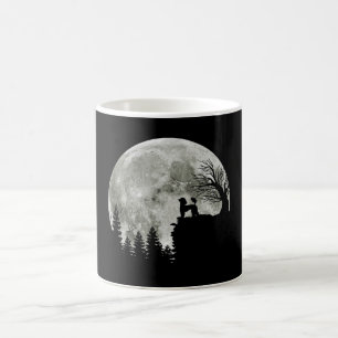 Poodle auf Mountain Halloween Geschenk für Poodle  Kaffeetasse