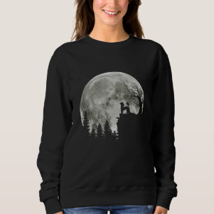 Poodle auf Mountain Halloween Geschenk für Poodle  Sweatshirt
