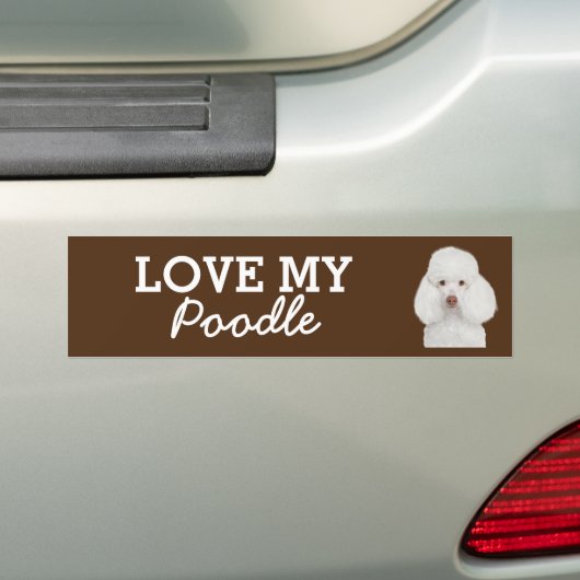 Poodle Autoaufkleber (Auf Auto)