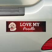 Poodle Autoaufkleber (Auf Auto)