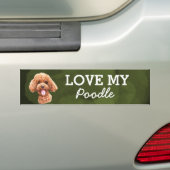 Poodle Autoaufkleber (Auf Auto)