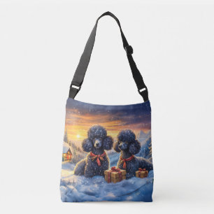 Poodle B Holiday Design von Rich AMeN Gill Tragetaschen Mit Langen Trägern