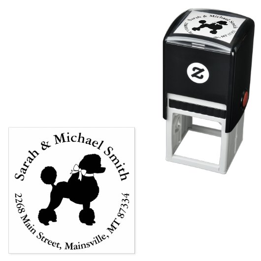 Poodle Baby Shoppy Puppy Permastempel (Beispiel)