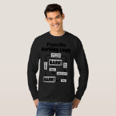 Poodle Barking Logic T-Shirt (Vorne ganz)