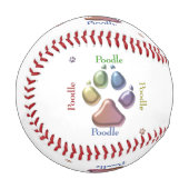 Poodle Baseball (Vorderseite Links)