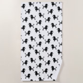 Poodle Beach Handtuch (Vorderseite)