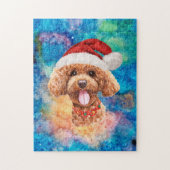 Poodle Breed Dog Weihnachten Puzzle (Vertikal)