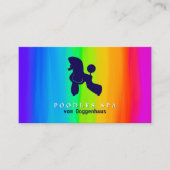 Poodle Business Card Visitenkarte (Vorderseite)
