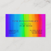 Poodle Business Card Visitenkarte (Rückseite)