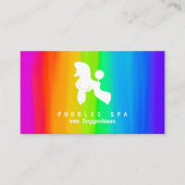 Poodle Business Card Visitenkarte (Vorderseite)
