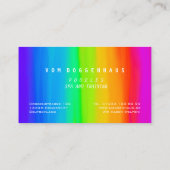 Poodle Business Card Visitenkarte (Rückseite)