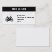Poodle Business Card Visitenkarte (Vorne/Hinten)