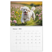 POODLE CALENDAR 2026 KALENDER (Feb 2026)