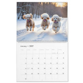 POODLE CALENDAR 2026 KALENDER (Jan 2027)