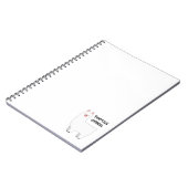 Poodle Camel Notebook Notizblock (Linke Seite)