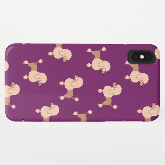 Poodle Case-Mate iPhone Case (Rückseite (Horizontal))