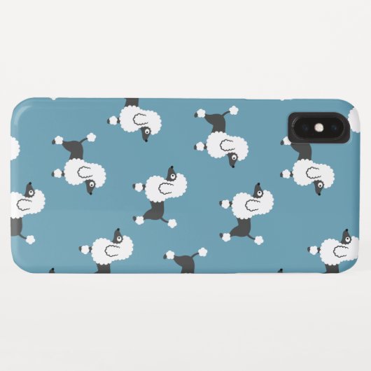 Poodle Case-Mate iPhone Case (Rückseite (Horizontal))