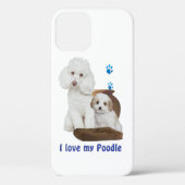 Poodle Case-Mate iPhone Hülle (Rückseite)