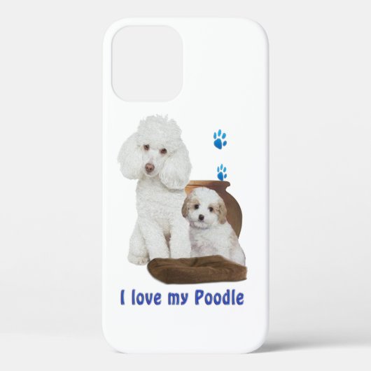 Poodle Case-Mate iPhone Hülle (Rückseite)