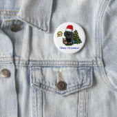 Poodle Christmas Button (Beispiel)