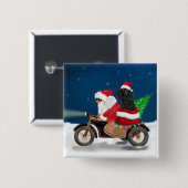 Poodle Christmas Button (Vorne & Hinten)