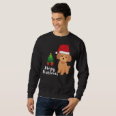 Poodle Christmas Classic Sweatshirt (Vorne ganz)