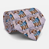 Poodle Christmas Geschenke Krawatte (Gerollt)