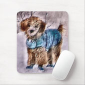Poodle Christmas Geschenke Mousepad (Mit Mouse)