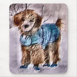Poodle Christmas Geschenke Mousepad