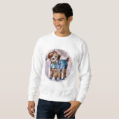 Poodle Christmas Geschenke Sweatshirt (Vorne ganz)