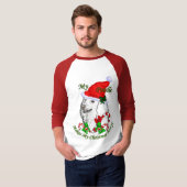 Poodle Christmas Geschenke T-Shirt (Vorne ganz)
