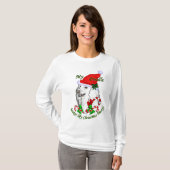 Poodle Christmas Geschenke T-Shirt (Vorne ganz)