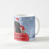 Poodle Christmas Kaffeetasse (VorderseiteRechts)