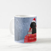 Poodle Christmas Kaffeetasse (Vorderseite Links)