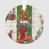 Poodle Christmas Ornament (Vorderseite)