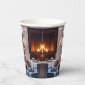 Poodle Christmas Pappbecher (Rechts)