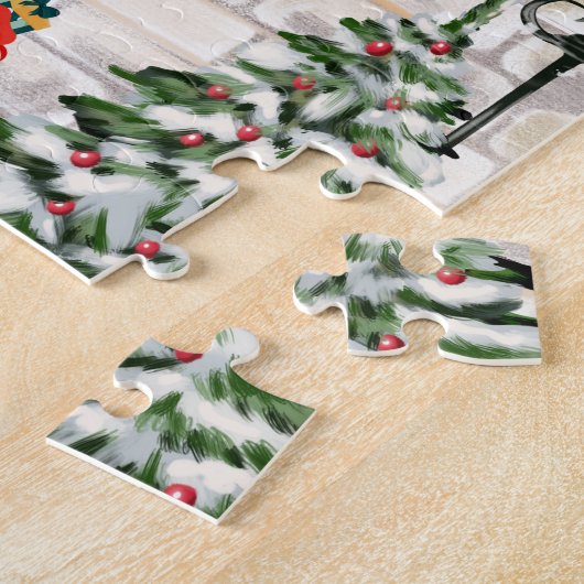 Poodle Christmas Puzzle (Seite)