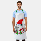 Poodle Christmas Schürze (Getragen)