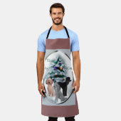 Poodle Christmas Schürze (Getragen)