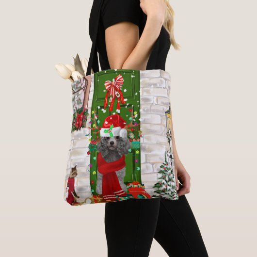 Poodle Christmas Tasche (Von Nahem)