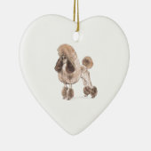 Poodle — Coat anzeigen Keramikornament (Rechts)