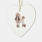 Poodle — Coat anzeigen Keramikornament (Links)